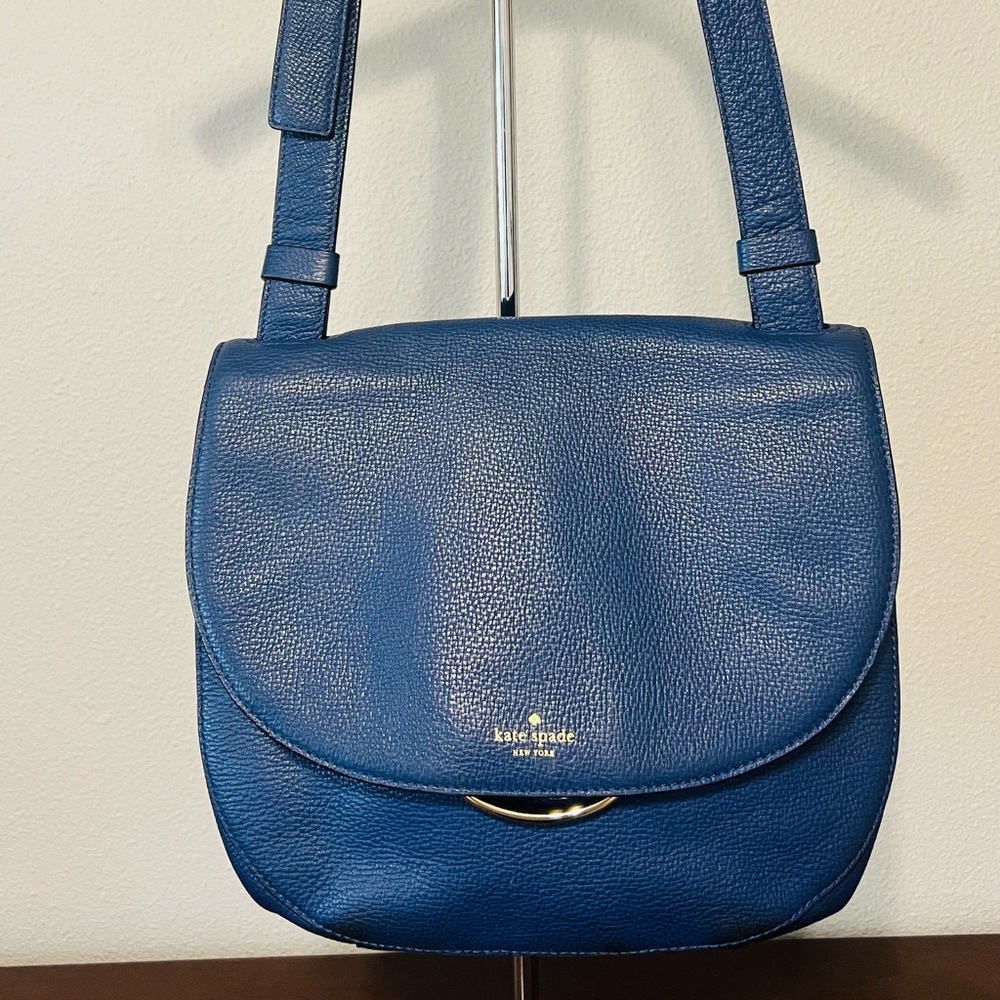 Kate Spade Blue Leather Bag